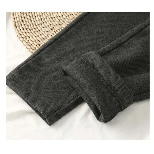 Woolen Pants Women's Harem Pencil Pants 2024 Autumn Winter High