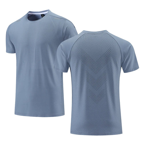 Quick Dry Men Running T-shirt Fitness Sports Top Gym Training Shirt