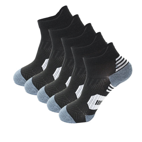 5Pairs New Spring Men's Socks AnkleThick Knit Sports Sock Outdoor