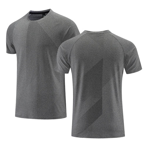 Quick Dry Men Running T-shirt Fitness Sports Top Gym Training Shirt