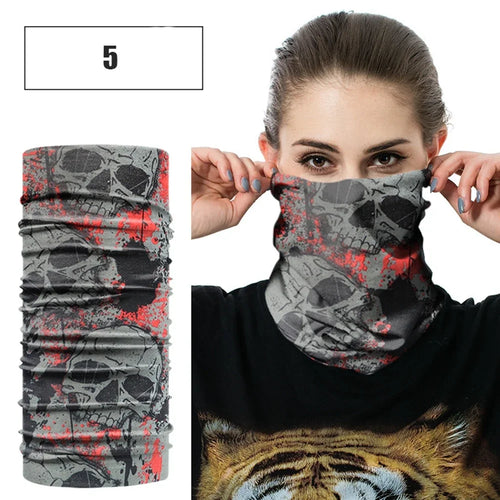 Fashion Men Women Head Face Neck Sunshade Collar Gaiter Tube Bandana