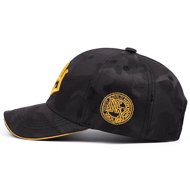 Fashion NY Three-dimensional Embroidery Baseball Hat Men Women Summer