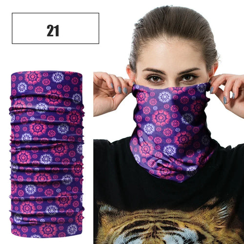 Fashion Men Women Head Face Neck Sunshade Collar Gaiter Tube Bandana