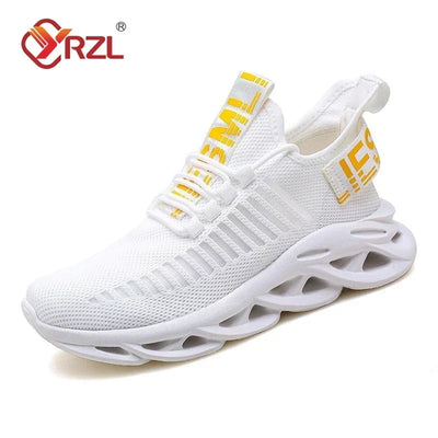 YRZL Men Shoes Comfortable Sneakers Women Breathable Couple Running