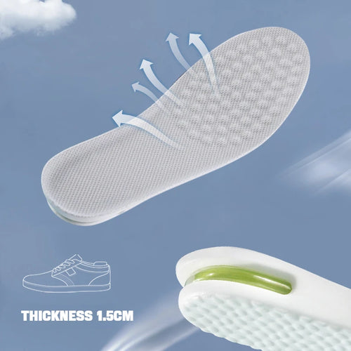 1Pair Height Increase Insole for Feet Sports Air Insoles Comfort