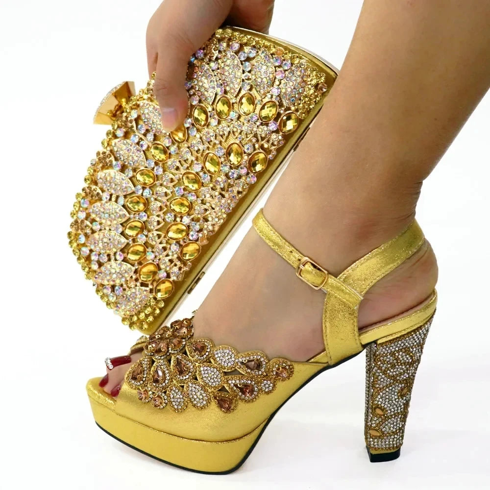 2024 Latest Italian Design Fashion African Women's High Heels