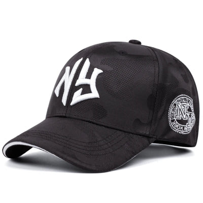 Fashion NY Three-dimensional Embroidery Baseball Hat Men Women Summer