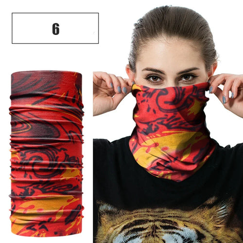 Fashion Men Women Head Face Neck Sunshade Collar Gaiter Tube Bandana