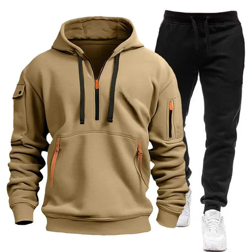 2024 Fashion Tracksuit For Men Hoodie Fitness Gym Clothing Men Running