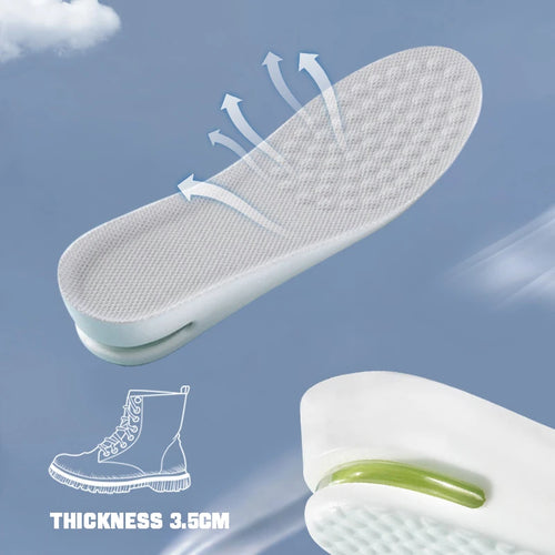 1Pair Height Increase Insole for Feet Sports Air Insoles Comfort