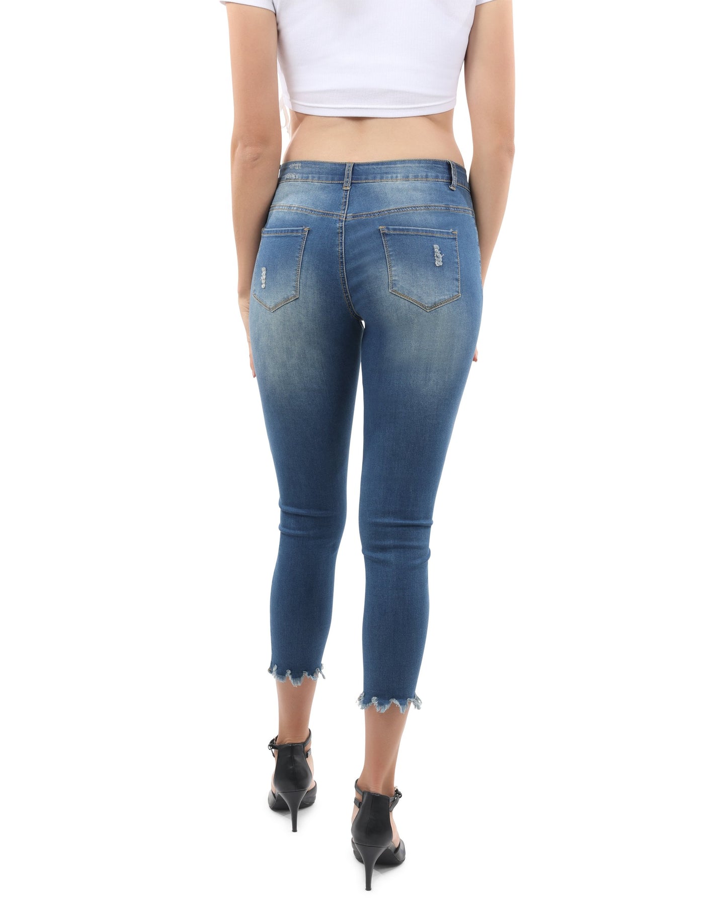 Dayton High Waisted Distressed Jeans