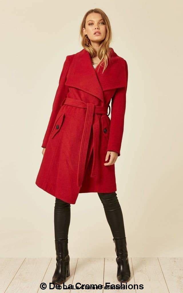 Wool Blend Large Lapel Duster Coat